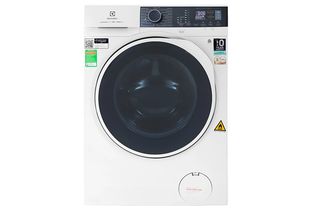 Máy giặt sấy Electrolux EWW9024P5WB Inverter 9 kg