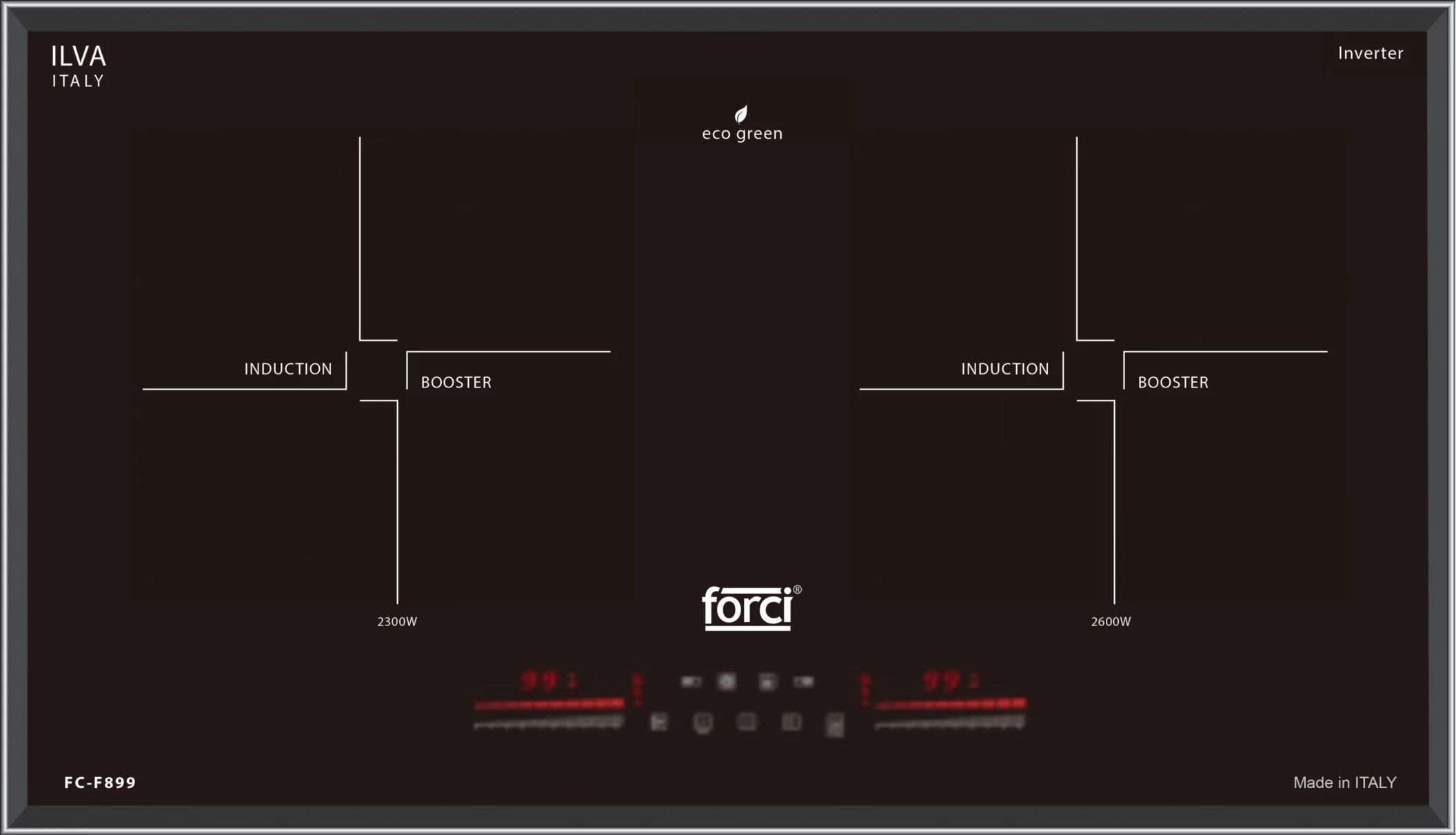 BẾP TỪ ĐÔI ITALY FC F899